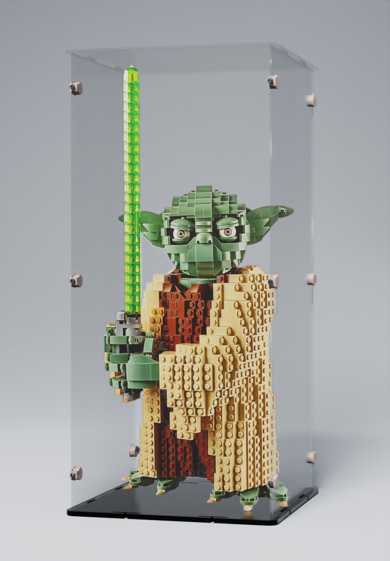 Acrylglas Vitrine Haube für Ihr LEGO® Modell Yoda 75255