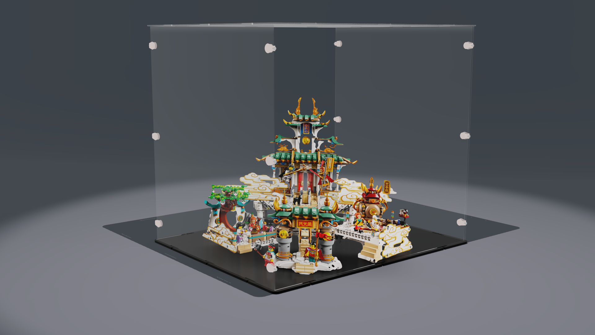Acrylglas Vitrine Haube für Ihr LEGO® Modell  Die Himmelreiche 80039