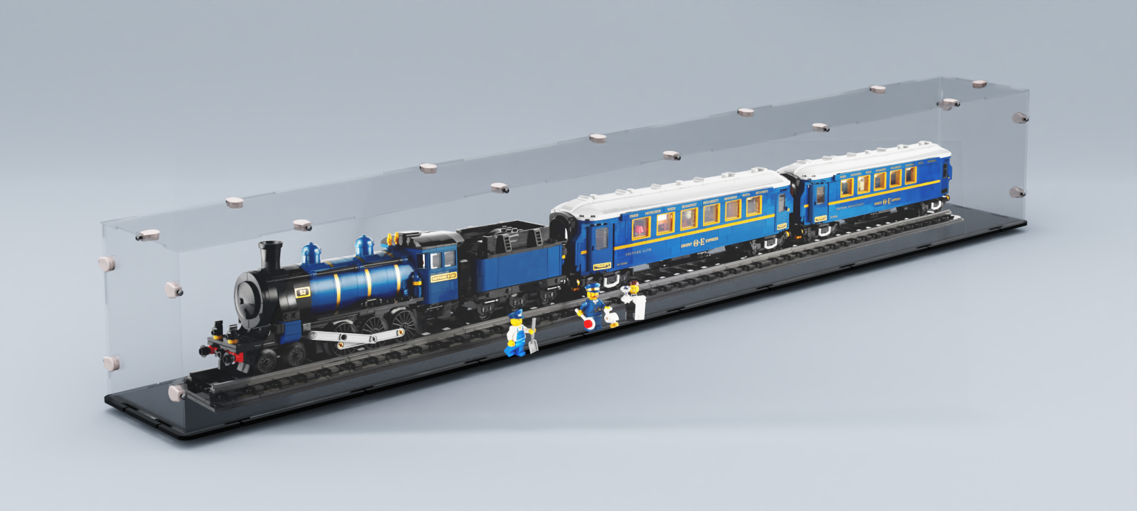 Acrylglas Vitrine Haube für Ihr LEGO® Modell Orient Express 21344