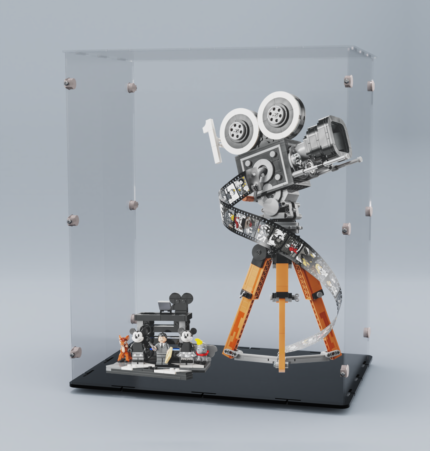 Acrylglas Vitrine Haube für Ihr LEGO® Modell  Kamara-Hommage an Walt Disney 43230