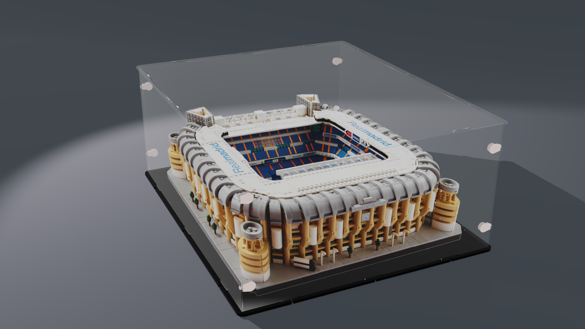 Acrylglas Vitrine Haube für Ihr LEGO® Real Madrid  Bernabeu Stadion 10299