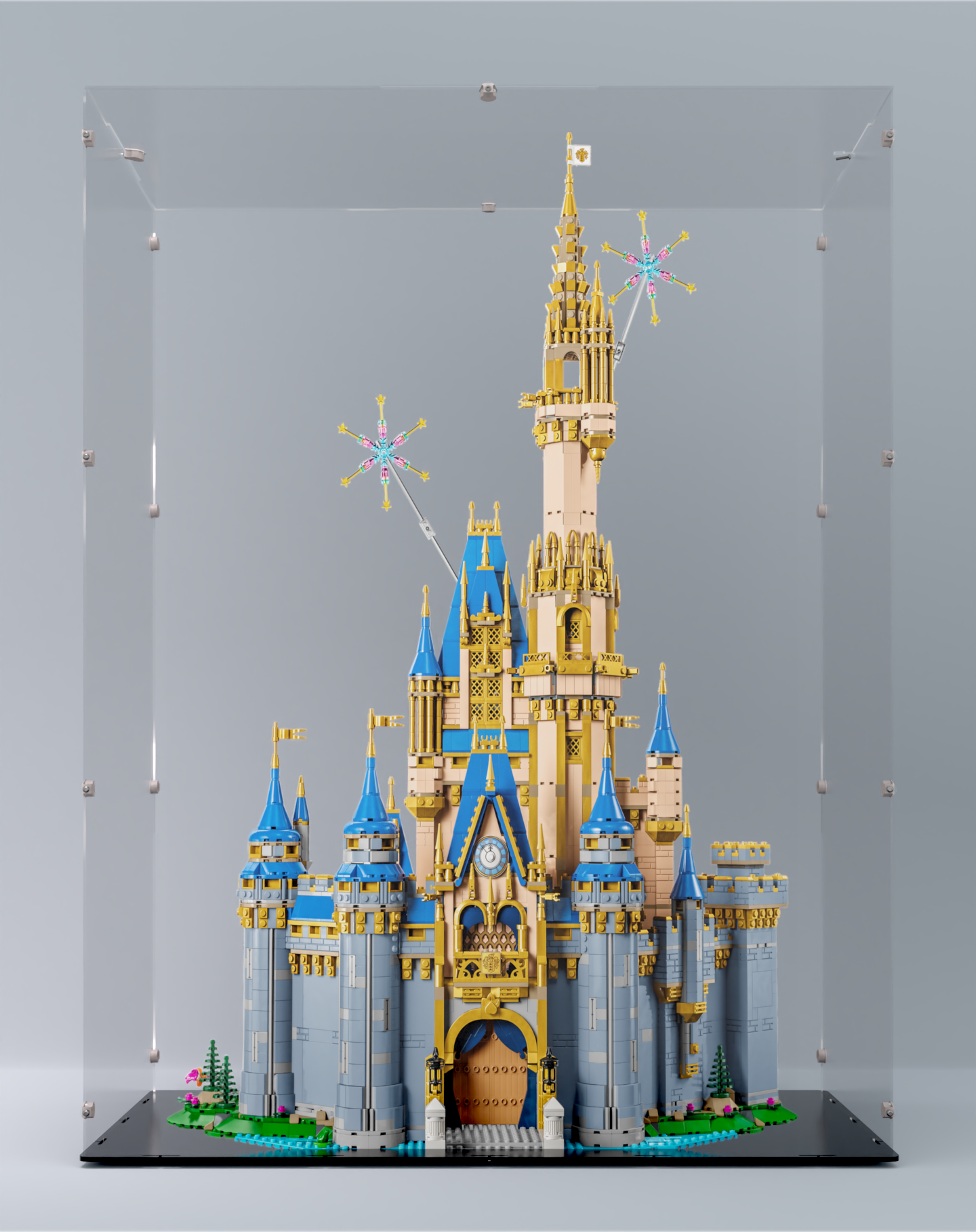 Acrylglas Vitrine Haube für Ihr Lego Modell Disney Schloss 43222