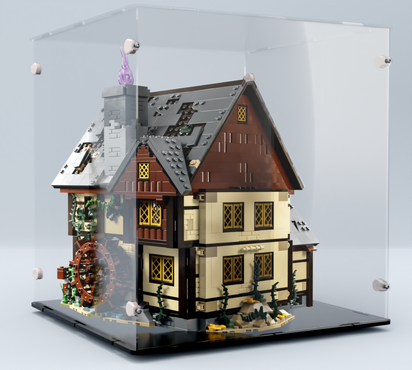 Acrylglas Vitrine Haube für Ihr LEGO® Modell  Das Hexenhaus der Sanderson-Schwestern 21341