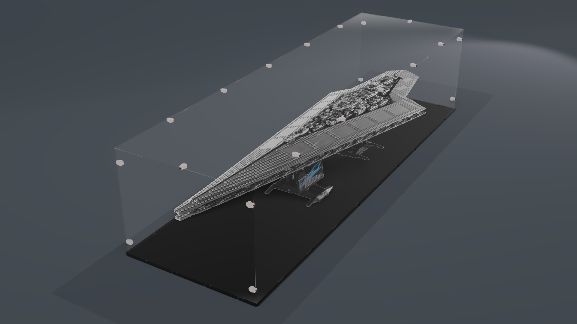 Acrylglas Vitrine Haube für LEGO® Modell Super Sternenzerstörer 10221