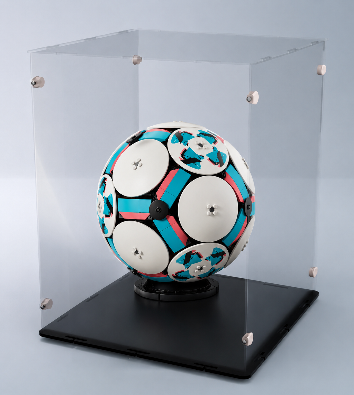 Acrylglas Vitrine Haube für Ihr LEGO Modell Fußball 43019