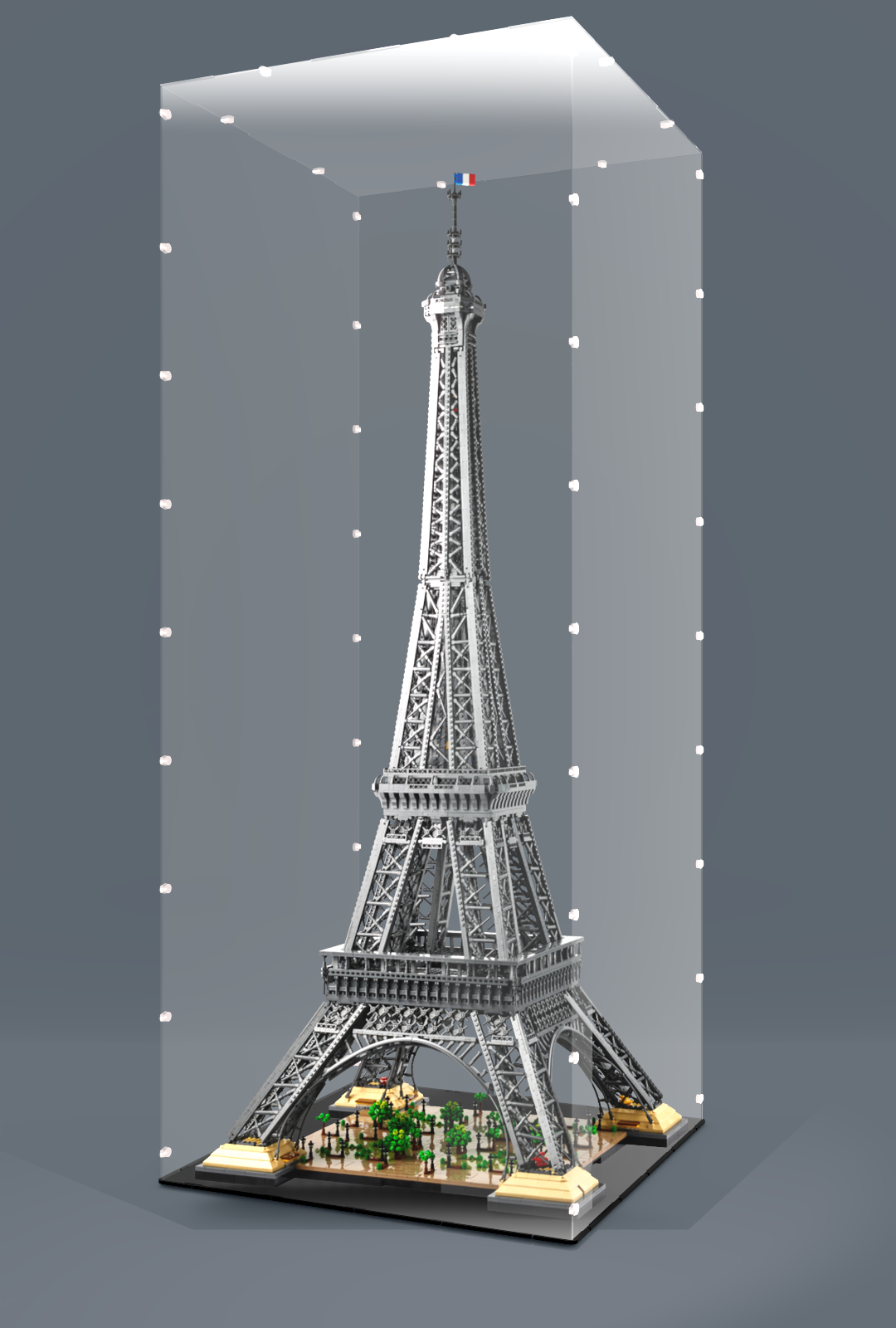 Acrylglas Vitrine Haube für Ihr Lego® Modell  Eiffelturm 10307