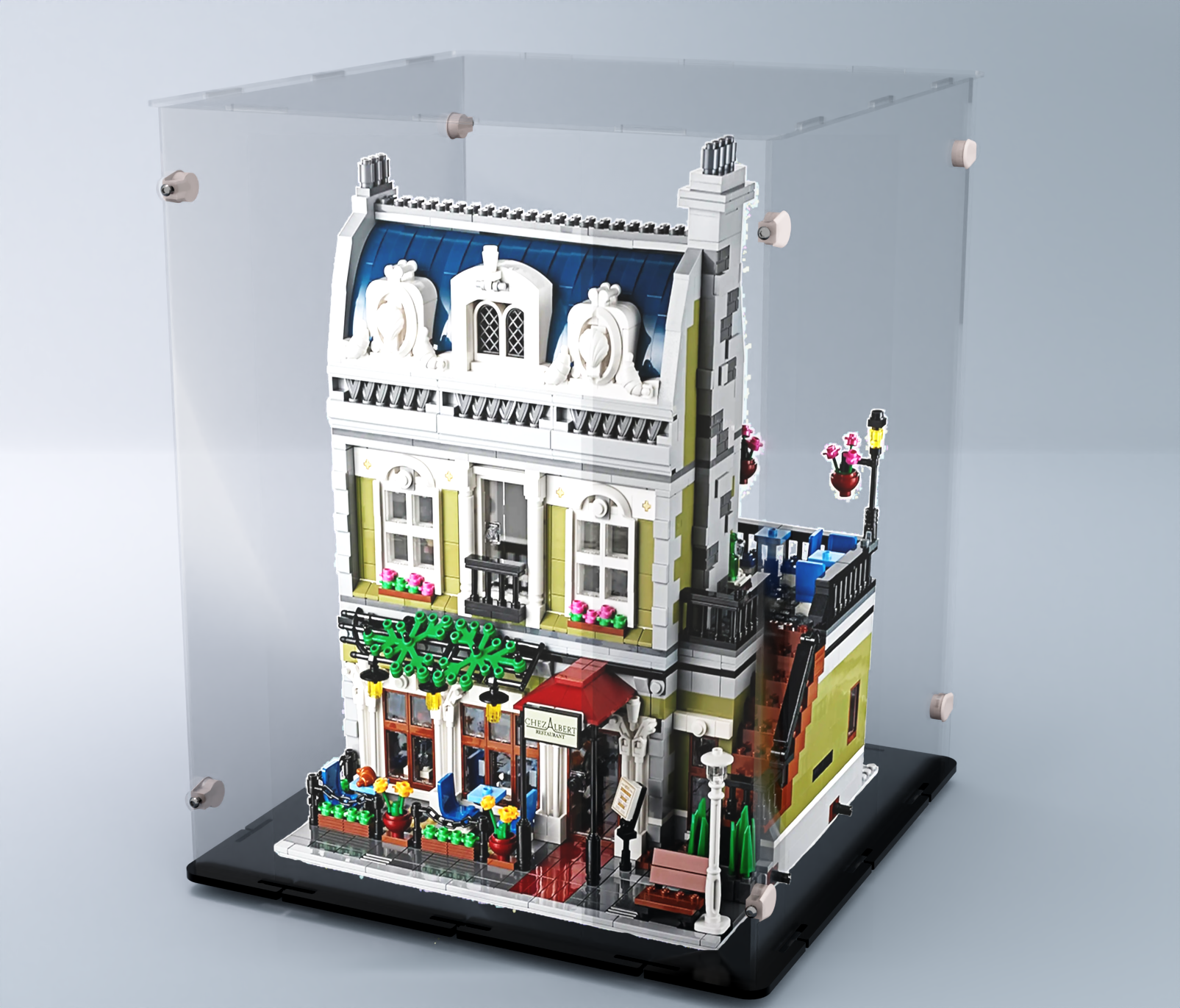 Acrylglas Vitrine Haube für Ihr Lego Modell Pariser Restaurant 10243