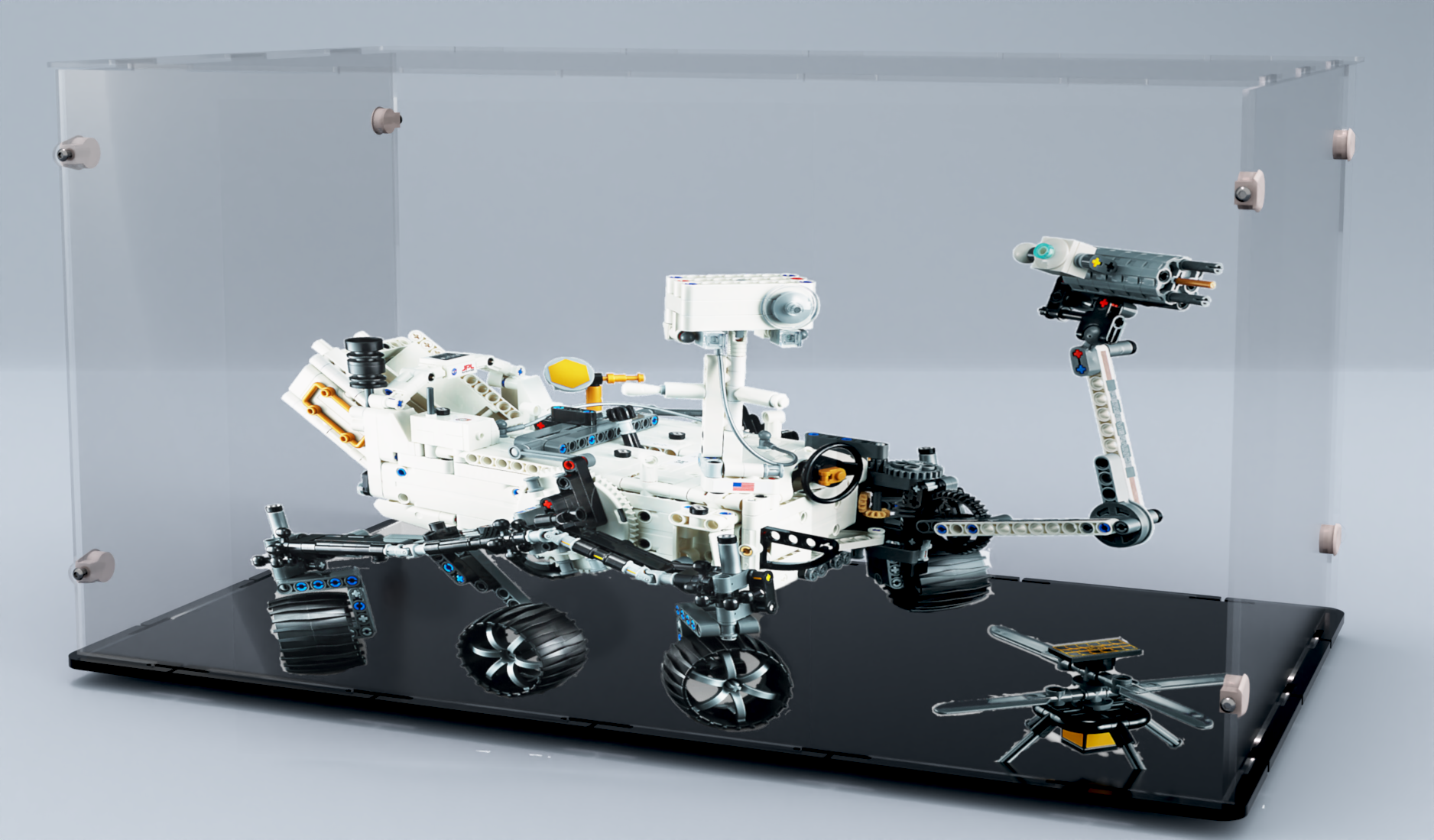 Acrylglas Vitrine Haube für Ihr Lego Modell NASA Mars Rover 42158