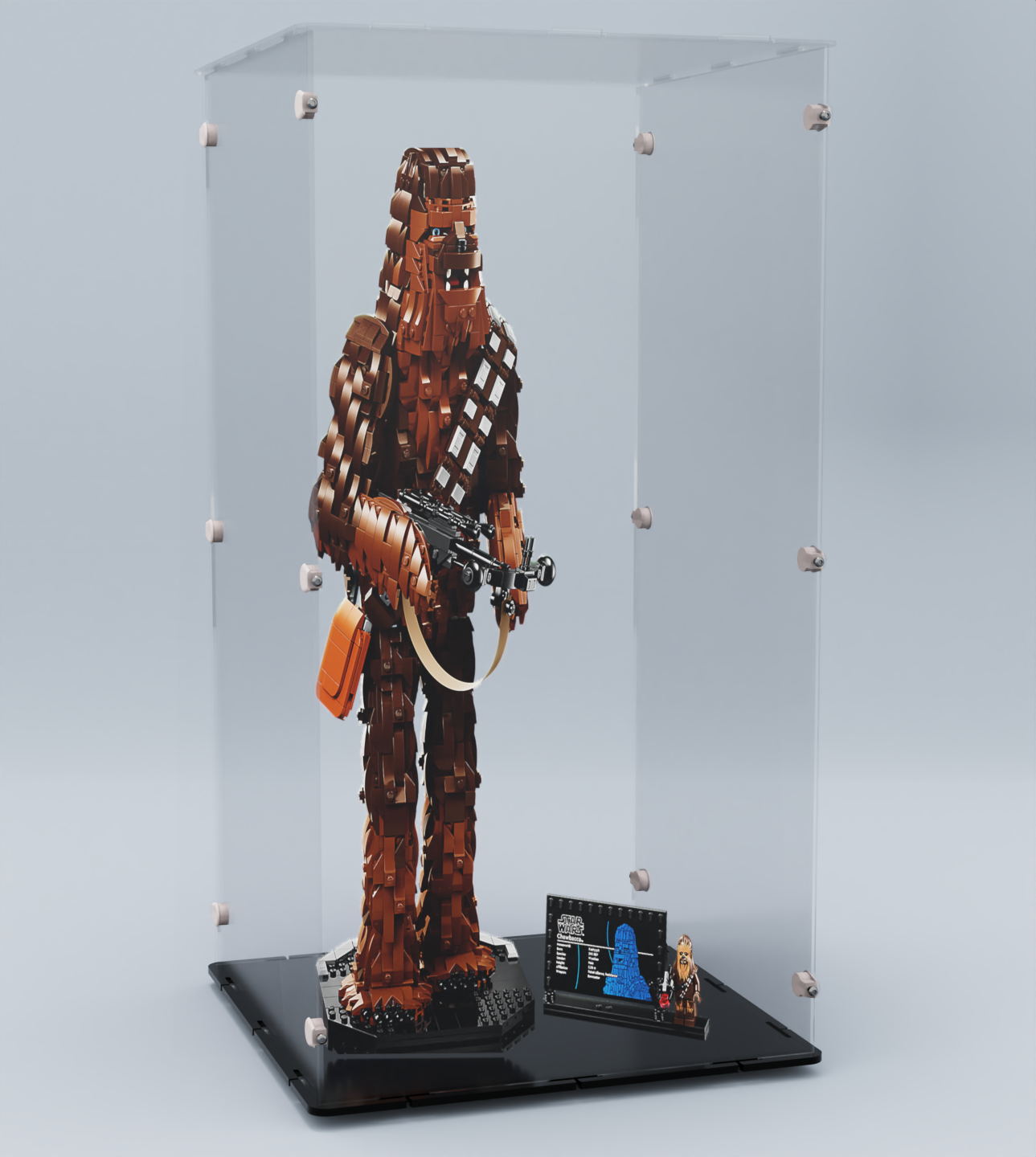 Acrylglas Vitrine Haube für Ihr LEGO® Modell  Chewbacca 75371