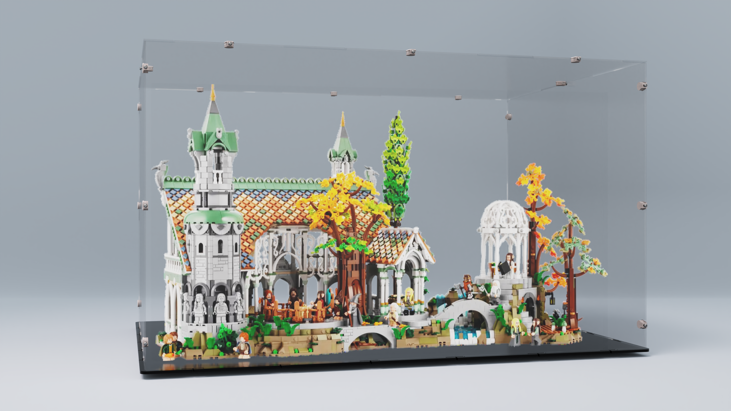 Acrylglas Vitrine Haube für Ihr LEGO® Modell  Herr der Ringe 10316
